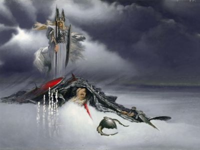 Валькирия, забирающая душу павшего воина в Валгаллу (картина К.Васильева). Источник - chudesamag.ru Валькирия, забирающая душу павшего воина в Валгаллу (картина К.Васильева). Источник - chudesamag.ru