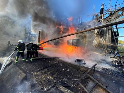 Удар по ТЭЦ Фото: ВКонтакте Удар по ТЭЦ Фото: ВКонтакте