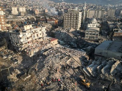 Вид на разрушенные здания в Кахраманмараше. Фото: Фото: Stoyan Nenov / Reuters Вид на разрушенные здания в Кахраманмараше. Фото: Фото: Stoyan Nenov / Reuters