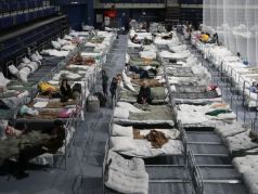 Жители населенного пункта Шебекино в ПВР в