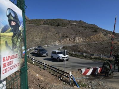 Пост российских миротворцев в Нагорном Карабахе. Фото: РИА Новости Пост российских миротворцев в Нагорном Карабахе. Фото: РИА Новости