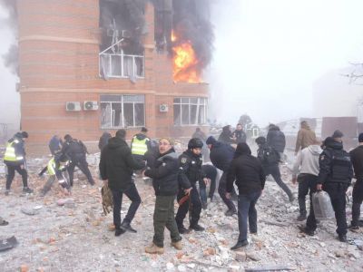 Последствия удара по жилому дому в Одессе, 29.12.23. Фото: соцсети Последствия удара по жилому дому в Одессе, 29.12.23. Фото: соцсети