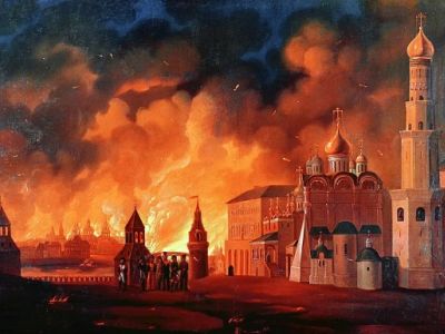 Пожар Москвы, 1812 год. Иллюстрация: tamaraeidelman.com Пожар Москвы, 1812 год. Иллюстрация: tamaraeidelman.com