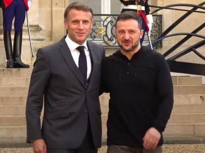 Эммануэль Макрон и Владимир Зеленский, 10.10.24. Фото: t.me/zerkalo_io Эммануэль Макрон и Владимир Зеленский, 10.10.24. Фото: t.me/zerkalo_io